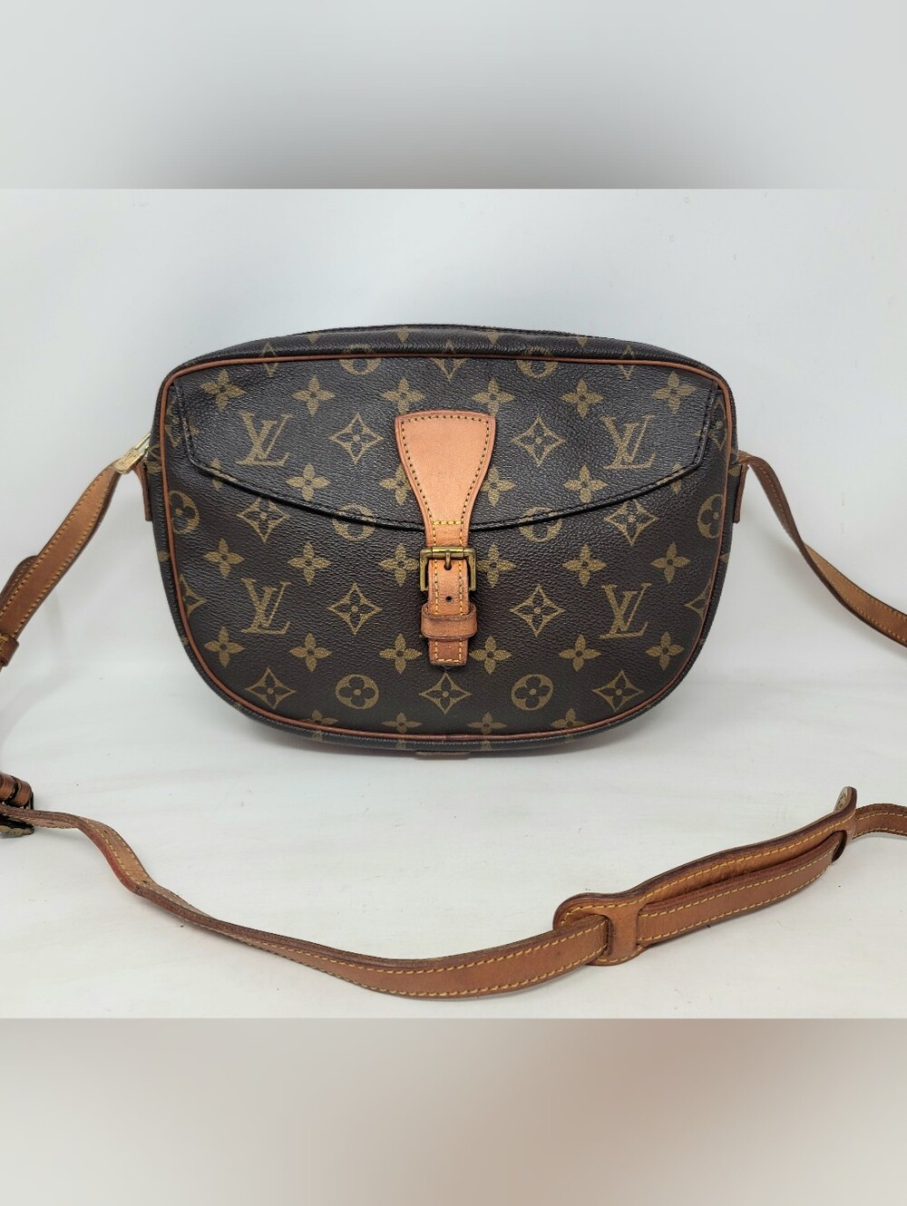 Louis Vuitton Jeune Fille MM Monogram Canvas Medium Crossbody Bag Authentic VTG
